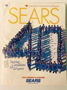 Vintage Sears Spring and Summer Canada  Catalogue Anniversary